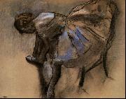Edgar Degas Seated Dancer Tying her Slipper China oil painting reproduction